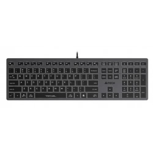 Клавиатура A4Tech Fstyler FX60 серый USB slim LED (FX60 GREY / WHITE) Клавиатура A4Tech Fstyler FX60 серый USB slim LED (FX60 GREY / WHITE)